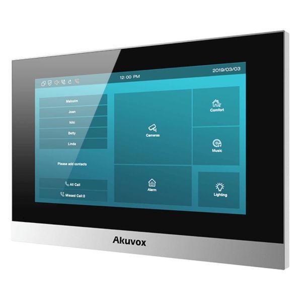 Відеодомофон 7&rdquo; Akuvox C315N Silver SIP Android 87-00051 фото