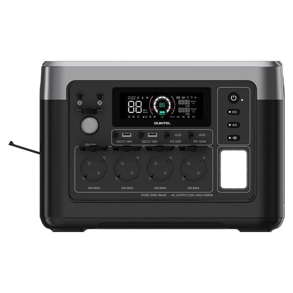 Портативна зарядна станція OUKITEL P1000E PLUS 1800W 1024Wh 42-00276 фото