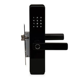 Замок біометричний автономний Trinix TRL-5303BTF Black з Bluetooth, зчитувачем відбитків пальців і карт Mifare 65-00061 фото