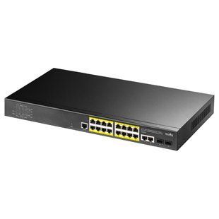 PoE-комутатор 21-портовий керований L2 Cudy GS2018PS2-200W гігабітний з 16 портами PoE, 200W 73-00539 фото
