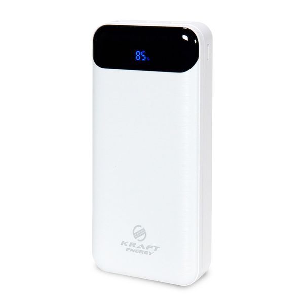 Повербанк 10000mAh Power Bank Kraft KPB-2010FC White 22.5W QC3.0 43-00057 фото