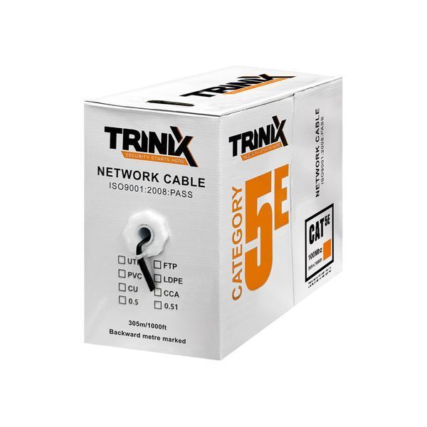 Кабель вита пара FTP CAT5E CCA 0.51mm LDPE Outdoor Trinix 305m 33-00191 фото