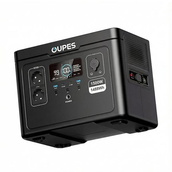 Портативна зарядна станція OUPES S015 1500W 1488Wh LiFePO4 42-00309 фото