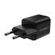 Мережевий зарядний пристрій Choetech PD5012 mini PD30W GAN A+C Black 43-00141 фото 2